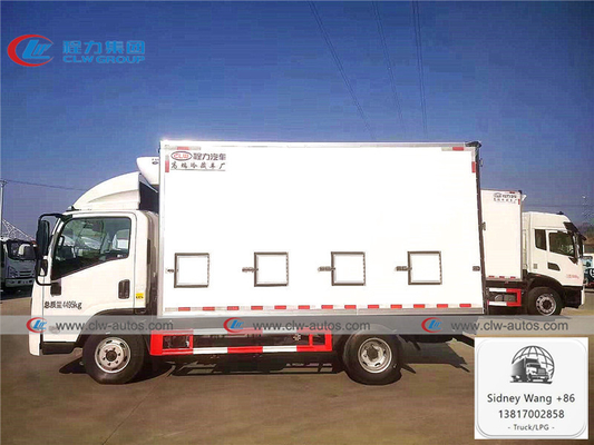 Dongfeng 4x2 3T Refrigerated Delivery Truck For Livestock And Poultry