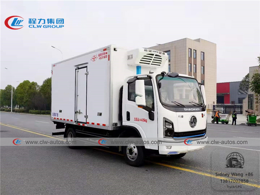 Shacman 4x2 5T Refrigerated Van Truck With Carrier Hanxue Thermo King Refrigerator