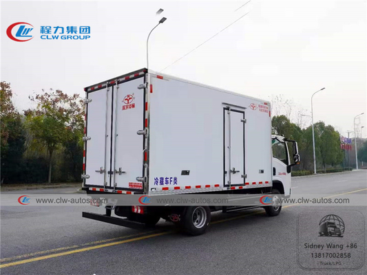 Shacman 4x2 5T Refrigerated Van Truck With Carrier Hanxue Thermo King Refrigerator