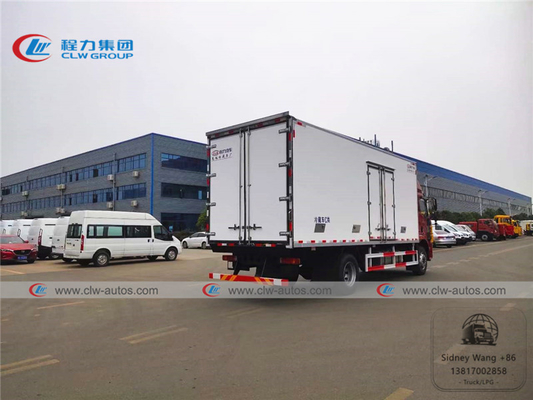 10T FAW 4x2 Refrigerated Van Truck With Carrier Hanxue Thermo King Freezer Unit