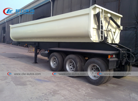 3 Axle 24CBM 40T U Shape Side Lifting Tipper Semi Trailer