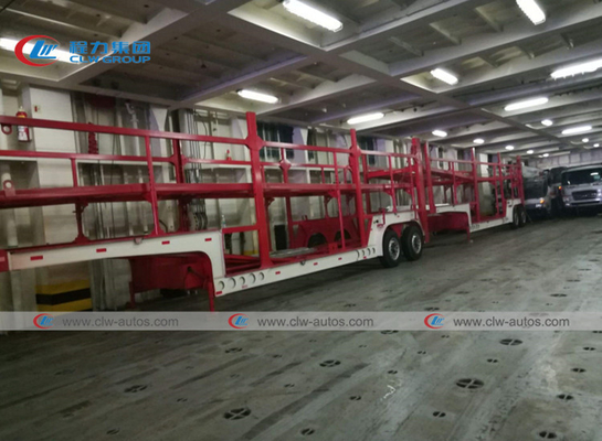 2 / 3 Axle Semi Truck Trailers For SUV Transport