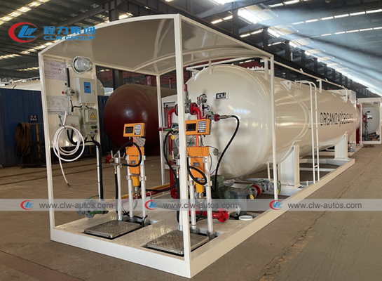 ASME 20cbm 10MT Skid Mounted LPG Gas Refilling Plant