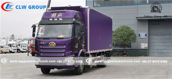 10Ton FAW Refrigerated Van Truck With Thermo King Freezing Unit