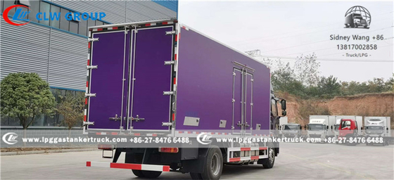 10Ton FAW Refrigerated Van Truck With Thermo King Freezing Unit