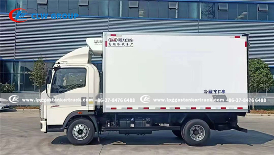 Sinotruk HOWO Small Refrigerated Van Truck 3tons 5tons