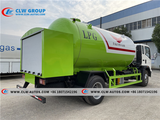 HOWO 8tons Propane Bobtail Truck LPG Tank Truck