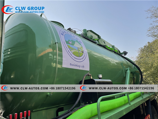 HOWO 12,000Liter Septic tank truck Sanitation Service Truck for Kenya