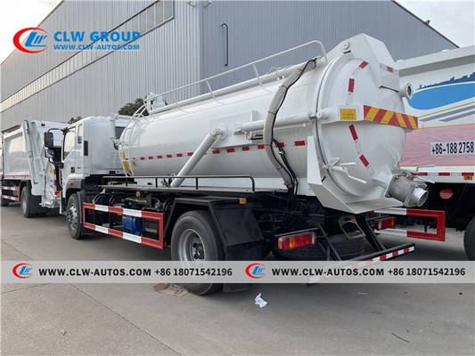 Foton Auman Vacuum Tank Truck 8000 Liter Septic Tank Truck