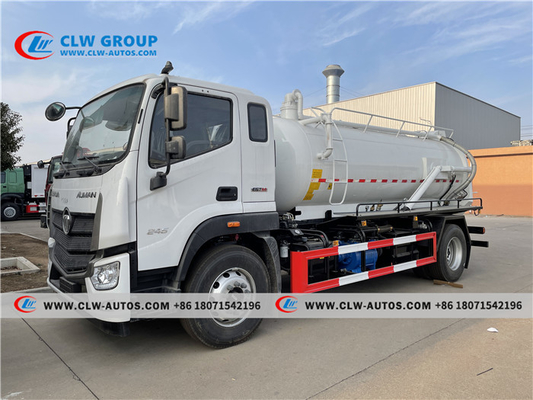 Foton Auman Vacuum Tank Truck 8000 Liter Septic Tank Truck