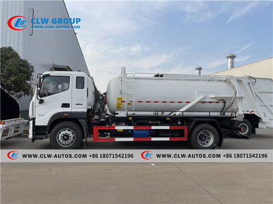 Foton Auman Vacuum Tank Truck 8000 Liter Septic Tank Truck