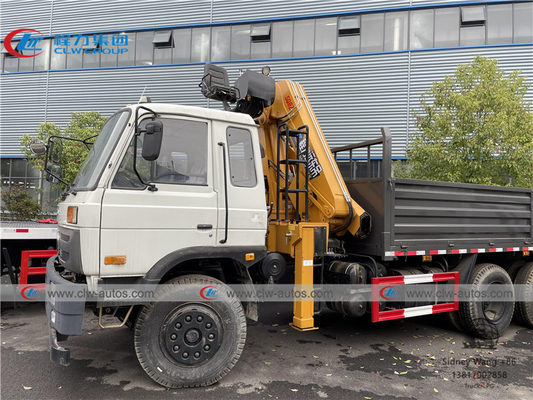 Dongfeng 6x4 Cargo Truck Mounted Folding Boom Crane 12tons