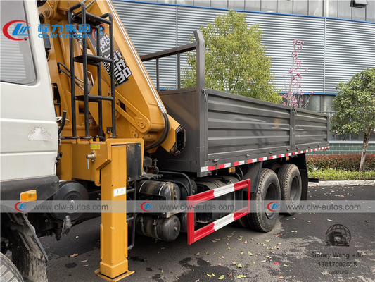 Dongfeng 6x4 Cargo Truck Mounted Folding Boom Crane 12tons