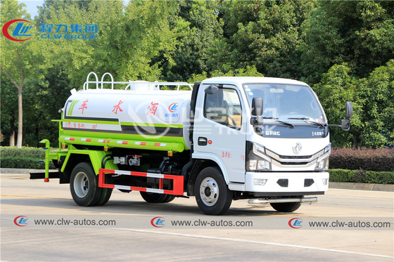 Dongfeng 4*2 5m3 Water Bowser Truck Water Transportation Road Sprinkler Truck