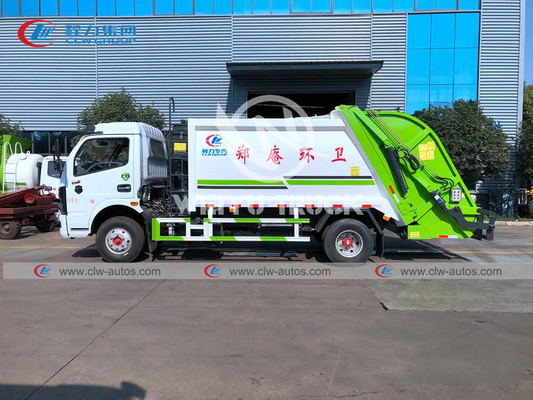 Dongfeng 4x2 8cbm Garbage Compactor Truck Trash Collection Truck