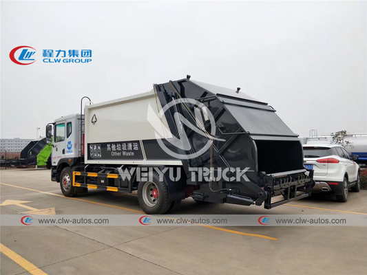 14cbm/14m3/14000liters Refuse Collector Transport Garbage Compactor truck