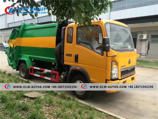 Sinotruk Howo 6cbm Waste Compactor Truck for Waste Management