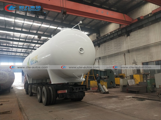 ASME Q345R Carbon Steel LPG Gas Storage Tank 50000L 25MT DN2700mm Diameter Head 16mm