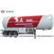 30MT 59500L LPG Tanker Trailer With 13T Fuwa Axles Double Loading And Unloading Sides