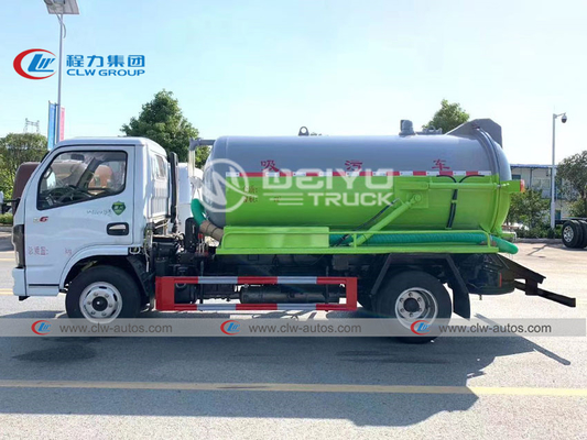 5,000 Liters Pumper Automatic Cleaning Sewage Suction Truck