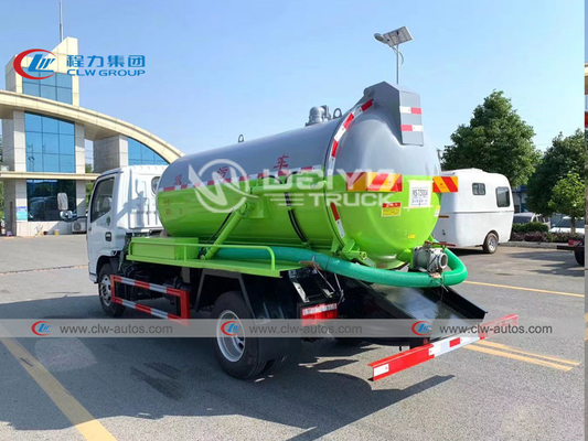 5,000 Liters Pumper Automatic Cleaning Sewage Suction Truck