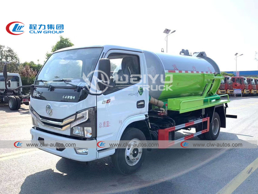 5,000 Liters Pumper Automatic Cleaning Sewage Suction Truck