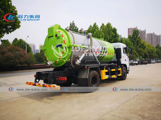 DONGFENG 12 Tons Pumper Disposable Exhauster Sewage Suction Truck