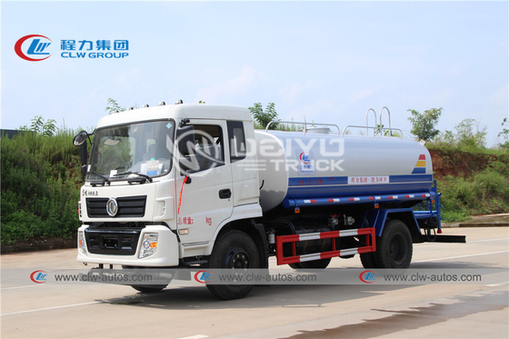 Dongfeng 12m3 Carbon Steel Water Delivery Truck For Cleaning Street