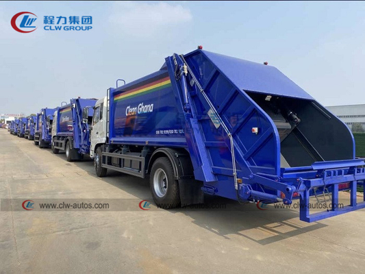 Carbon Steel Q235 Side 4mm Bottom 5mm 12m3 Garbage Bin Compacted Truck In Ghana Market