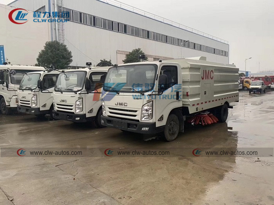 4 X 2 142HP 8CBM JMC Truck Mounted Street Sweeper City Road Cleaning Machine