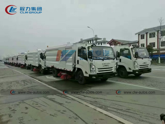 4 X 2 142HP 8CBM JMC Truck Mounted Street Sweeper City Road Cleaning Machine