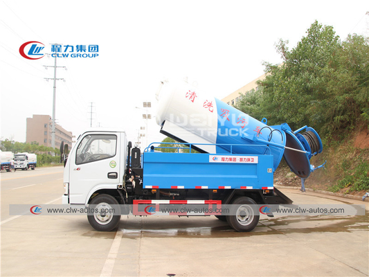 Carbon Steel Vacuum Septic Truck Durable Anti Corrosion 6mm 3000 Liters 3cbm