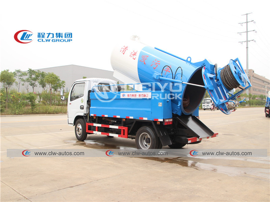 Carbon Steel Vacuum Septic Truck Durable Anti Corrosion 6mm 3000 Liters 3cbm