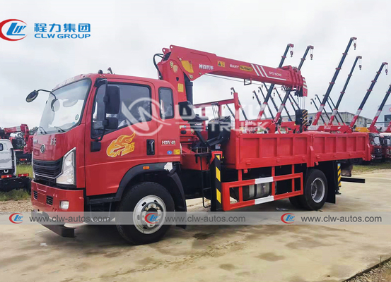 Sinotruk Homan SANYI Truck Mounted Telescopic Crane 5 6 7 Tons