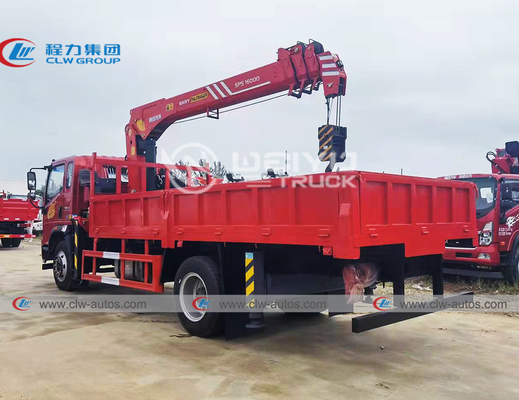 Sinotruk Homan SANYI Truck Mounted Telescopic Crane 5 6 7 Tons