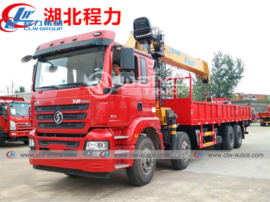 Shacman 8x4 12Wheeler Truck Mounted Telescopic Crane With XCMG