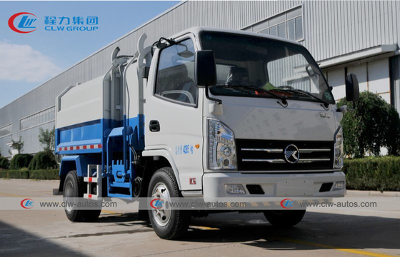 CHENGLI Brand 6 Wheeler Side Loader Garbage Removal Truck 4X2 103HP