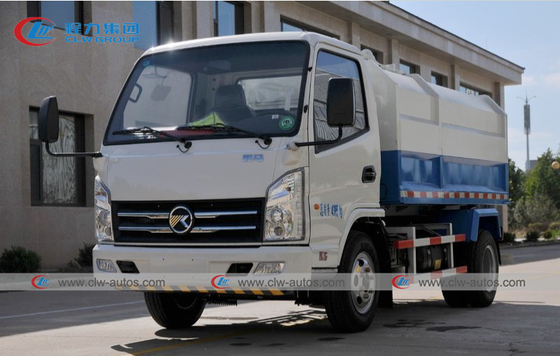 CHENGLI Brand 6 Wheeler Side Loader Garbage Removal Truck 4X2 103HP