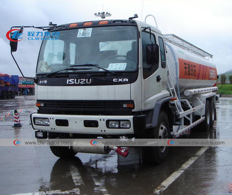 ISUZU 6x4 20000 Liters 20CBM Stainless Steel Gasoline Transport Truck oil trailer