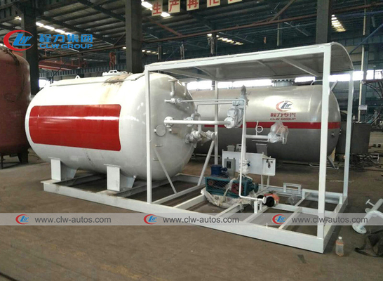 2.5 Tons 5000 Liters LPG Gas Storage Tanker With Cylinder Filling Scales