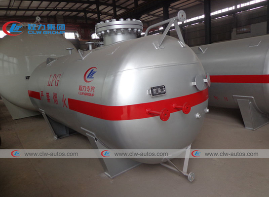 Q345R Carbon Steel 8,000 Liters LPG Gas Tanker For Storage Lpg