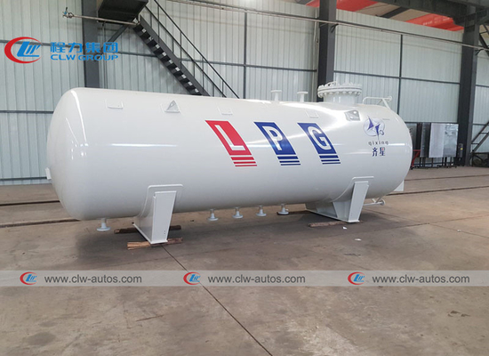 Q345R Carbon Steel 8,000 Liters LPG Gas Tanker For Storage Lpg