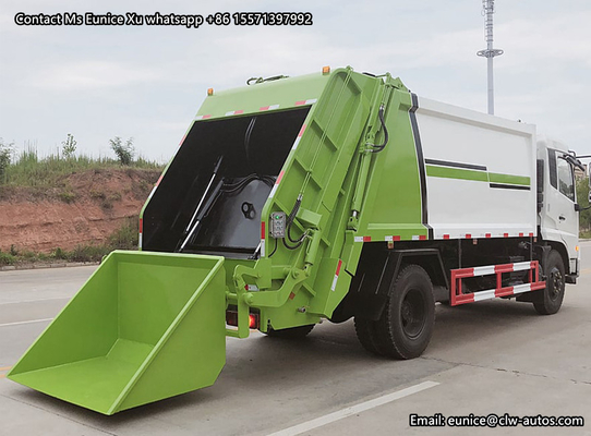 Dongfeng 14m3 Large capacity  reliable quality refuse Garbage Compactor Truck Waste collection truck