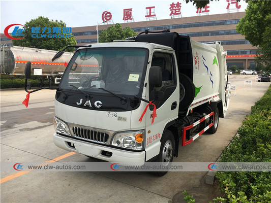 WEIYU truck JAC brand 6cbm Compressed Waste Collection refuse Garbage Truck for sale