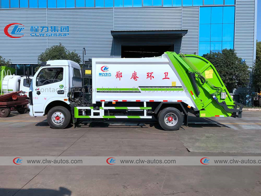 Dongfeng 4x2 8cbm Garbage Compactor Truck Trash Collection Truck