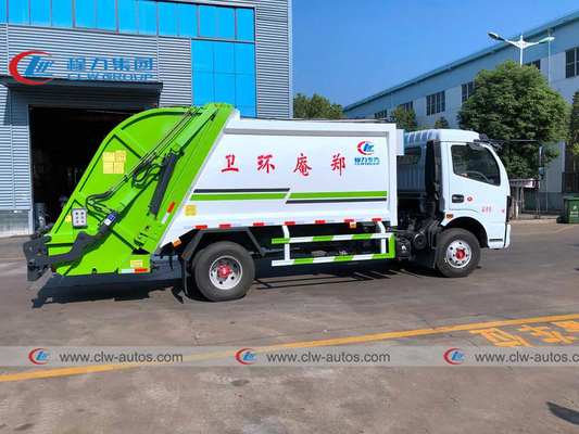 Dongfeng 4x2 8cbm Garbage Compactor Truck Trash Collection Truck