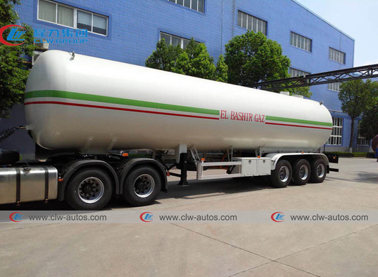 56M3 Lpg Tanker Semi Trailer For LPG Transport LP Gas Tank Semi Trailers