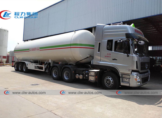 56M3 Lpg Tanker Semi Trailer For LPG Transport LP Gas Tank Semi Trailers