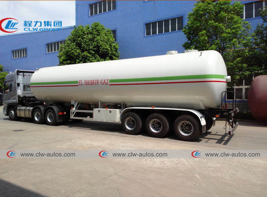 56M3 Lpg Tanker Semi Trailer For LPG Transport LP Gas Tank Semi Trailers