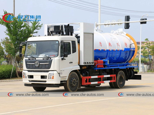 Dongfeng Tianjin Vacuum High Pressure Cleaning Truck 15000 Cbm 4*2